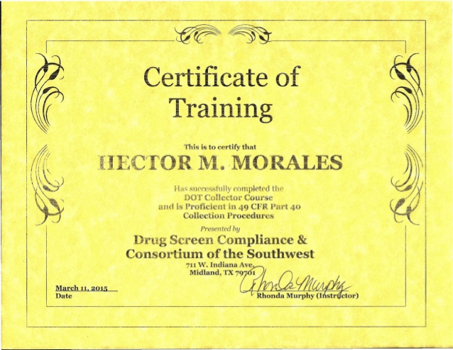 Dot Drug And Alcohol Training